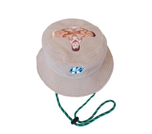 FLEECE BØTTEHATT!!